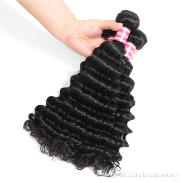 Wholesale Perruque Cheveux Humain Virgin Cuticle Aligned Hair Raw Cambodian Hair Deep Wave Double Drawn Human Hair Weave Bundles